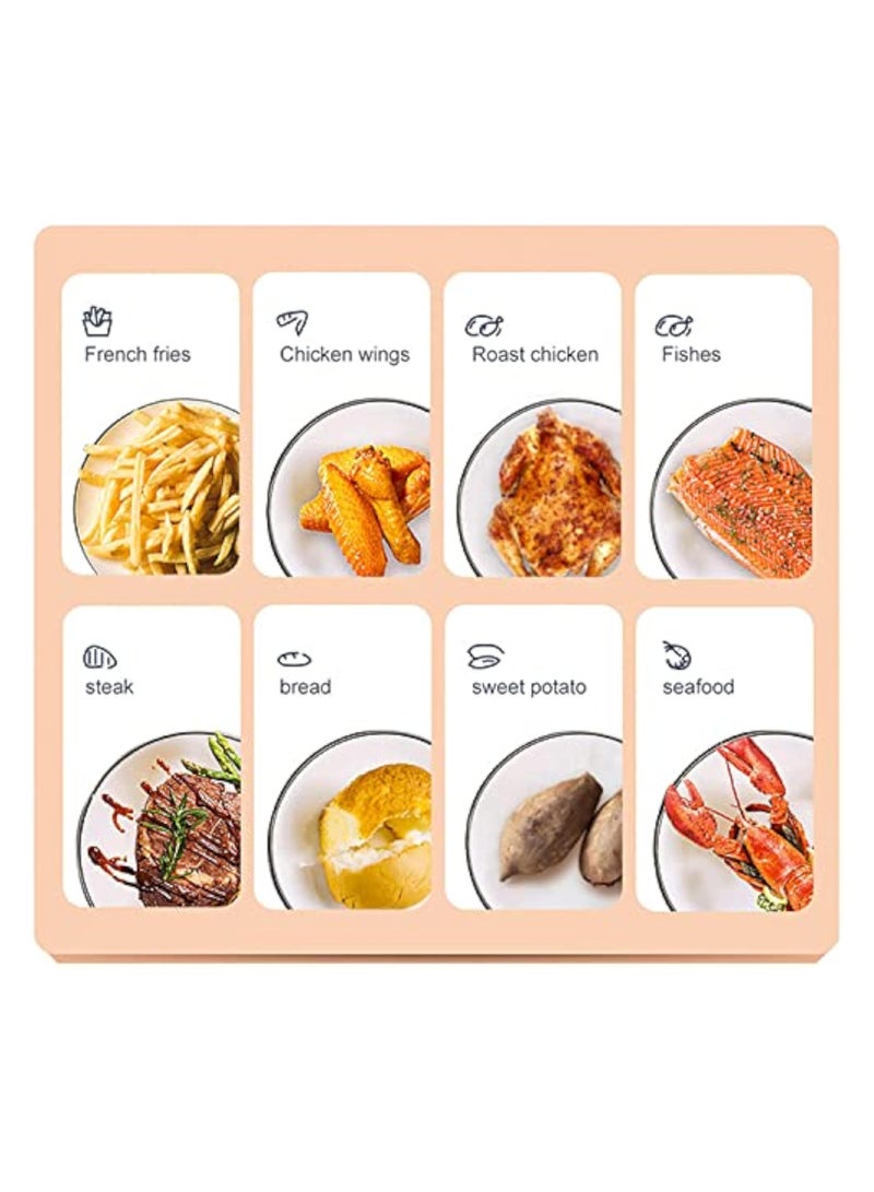 erorex 100 PCS Square Air Fryer Parchment Paper 8.5 inch Unbleached Square Air Fryer Liners/Steaming Parchment Liner for Air Fryer, Steaming Basket (8.5inch)  - Image 4