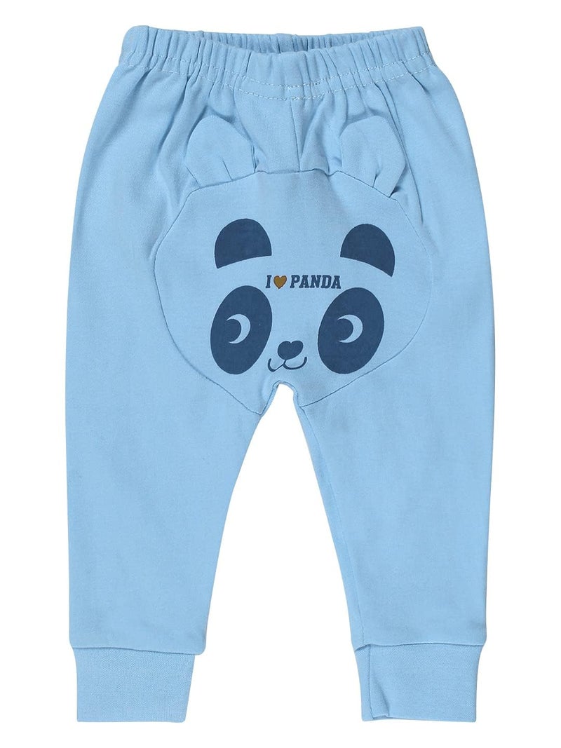 Superminis Printed Cotton Pyjama Pants for Baby Boys and Baby Girls | Pack of 6 (Multicolor Designs) (9-12 Months) - Image 5
