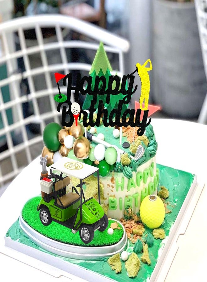 Roaring Good Time زينة كعكة الجولف، زينة كعكة الجولف، مستلزمات حفلات الجولف، هدايا حفلات الجولف، زينة عيد ميلاد الجولف - Image 5