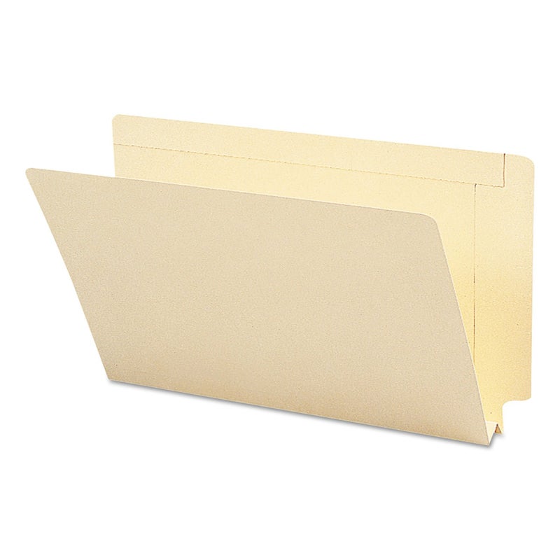 Smead End Tab File Folder, Reinforced Straight-Cut Tab, 1-1/2" Expansion, Legal Size, Manila, 50 per Box (27275) - Image 1