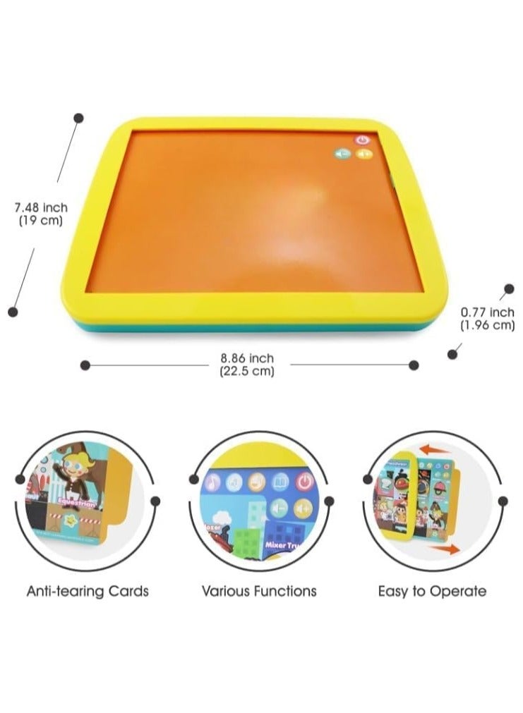 REBENUO Smart Fun Lessons - Educational Tablet Toy For Learning Alphabet Numbers Colours Shapes Animals Time for Toddler - Image 2