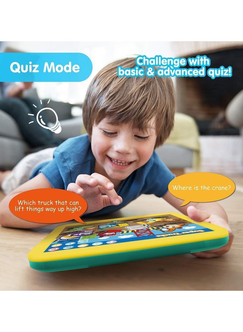 REBENUO Smart Fun Lessons - Educational Tablet Toy For Learning Alphabet Numbers Colours Shapes Animals Time for Toddler - Image 5