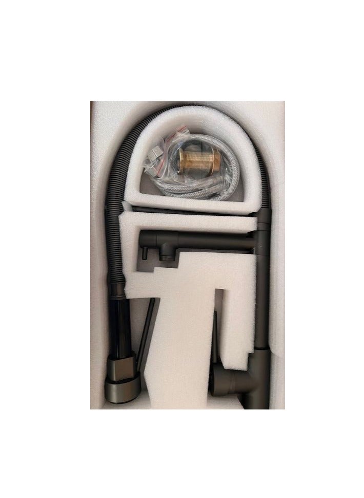 كواترو خلاط مطبخ ٢ مخرج سوستة كاملة اسود من شركة كواترو مصنوع من افضل الخامات واجمل الالوان - Image 2