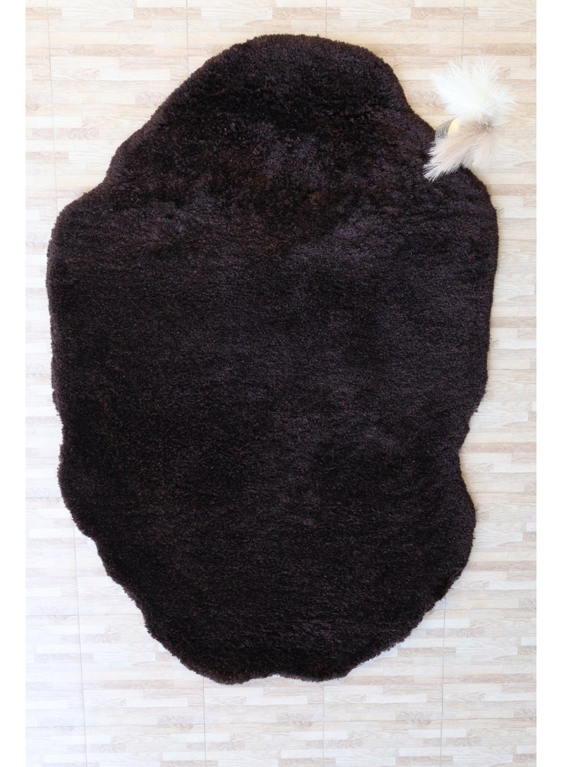 Ramsha Handmade shaggy rug 200x300 cm Fur rug irregular shape rug soft fur rug SG-026 area rug for bedroom - Image 2