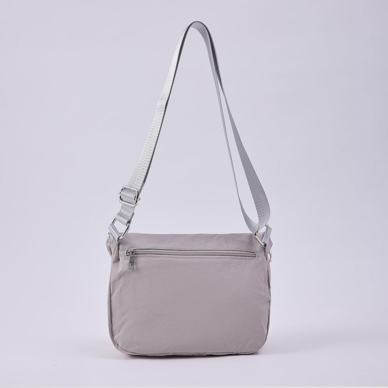 VAKAER Crossbody Purse for Women, 5L Casual Festival Bag With Adjustable Strap Women's Shoulder Handbags for Travel Workout (Light Grey) - Image 4