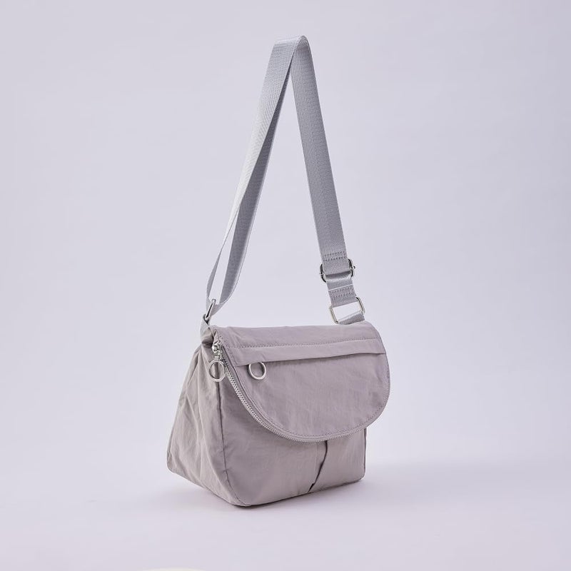 VAKAER Crossbody Purse for Women, 5L Casual Festival Bag With Adjustable Strap Women's Shoulder Handbags for Travel Workout (Light Grey) - Image 5