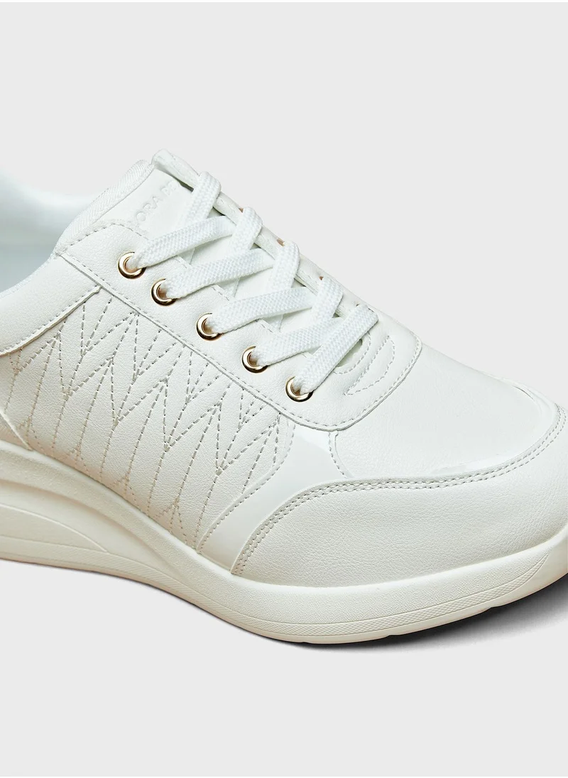 shoexpress Lace Up Low Top Sneakers