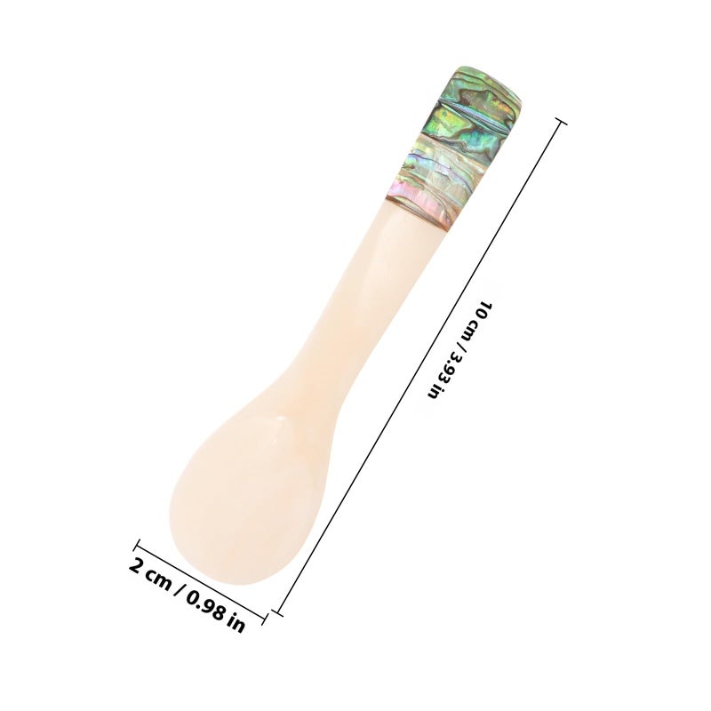 Mother Of Pearl Dessert Spoon For Ice Cream Caviar Serving Household Dining Breakfast - Image 3