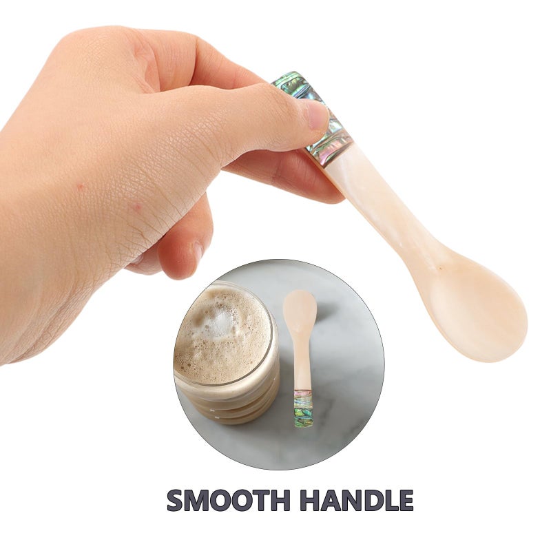 Mother Of Pearl Dessert Spoon For Ice Cream Caviar Serving Household Dining Breakfast - Image 4