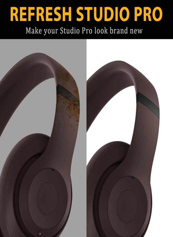 Adhiper طقم استبدال وإصلاح مفصلات ستوديو برو لسماعات Beats Studio Pro Wireless (الموديل A2924) - قطع معدنية، ملحقات موصل رأس السماعة، مماثل للأصلي - أسود - Image 5