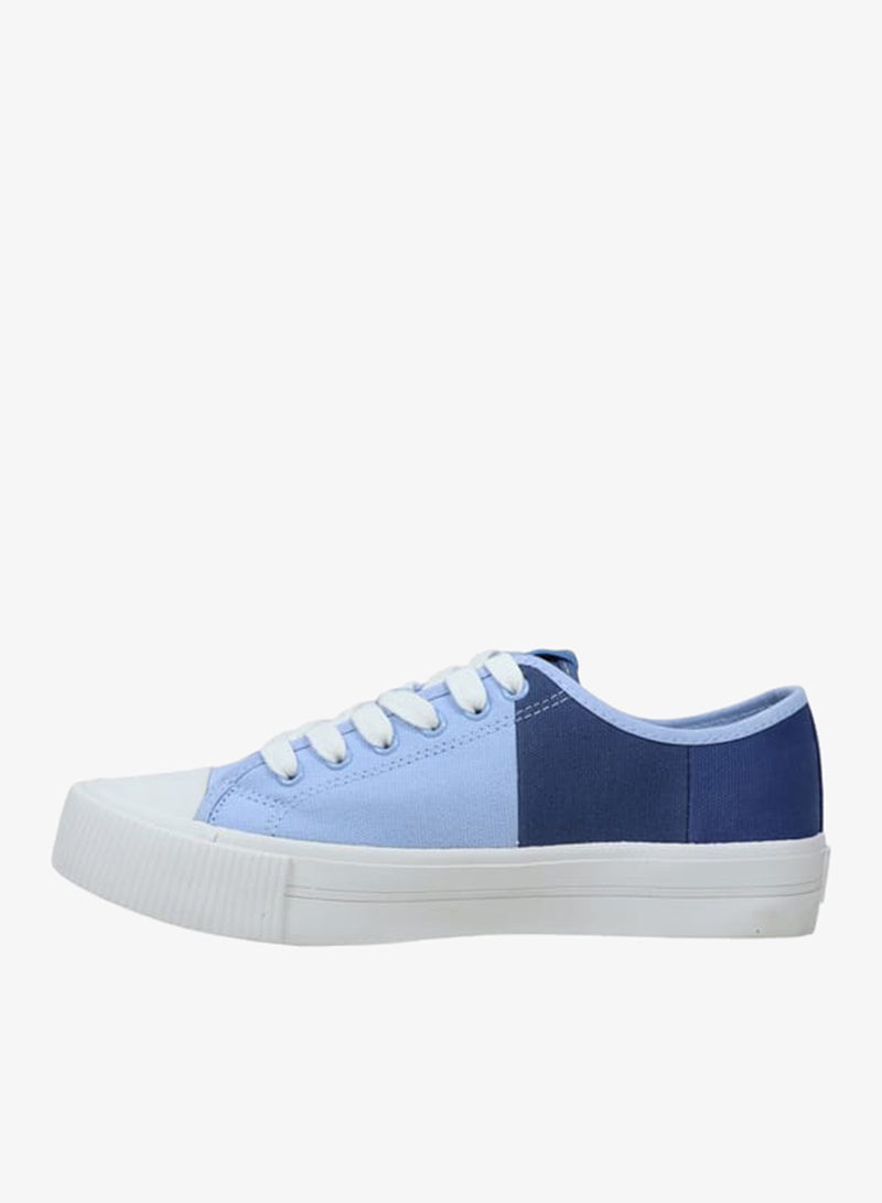 GAP Women's Logo Detail Sneakers with Lace-Up Closure - BALTIMORE - Image 2