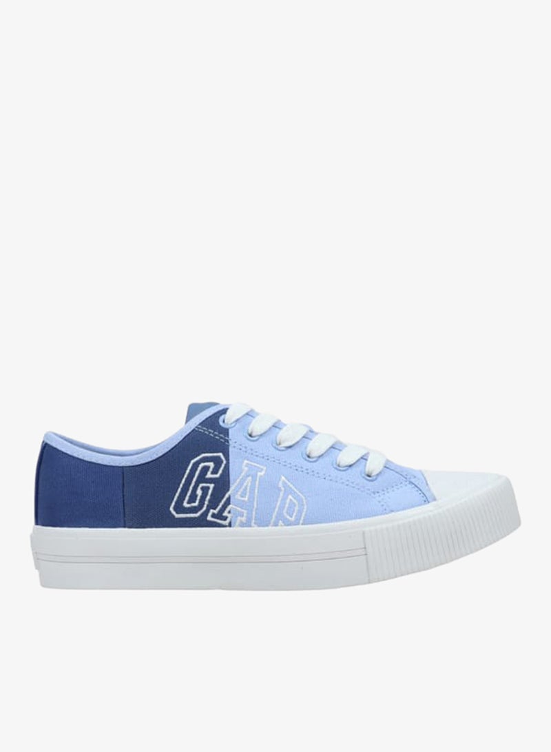 GAP Women's Logo Detail Sneakers with Lace-Up Closure - BALTIMORE - Image 1