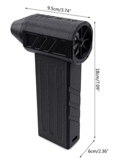 TIGER Electric Air Blower Gun & Small Hand Fan with Turbo Blades – Super Power Air Duster - 130,000 RPM Wind Speed 52m/s – Portable Turbo Mini Jet Fan for Dusting, Cooling, and Cleaning  - Image 2