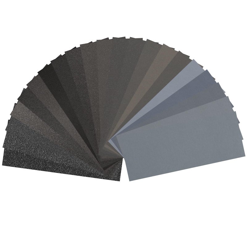 Shineboc Sandpaper  Wet Dry Sanding Sheets 9 X 3.6 Inch For Wood Furniture Finishing  Metal Sanding And Automotive Polishing 51 -Sheet - Image 1