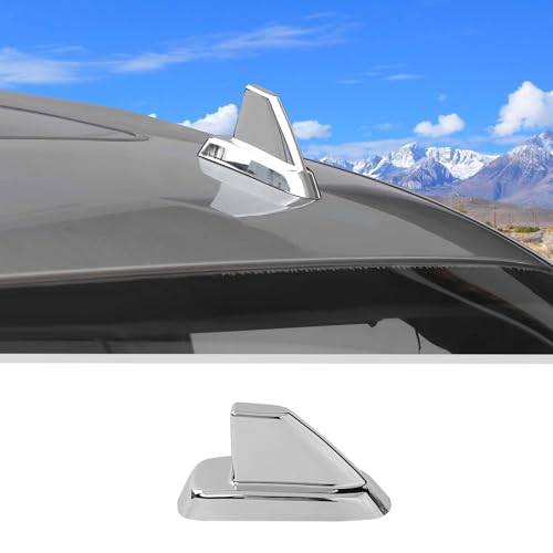 JWWY Shark Fin Antenna Cover for 20072013 Chevy Tahoe Suburban GMC Yukon Sierra Chrome - Image 1