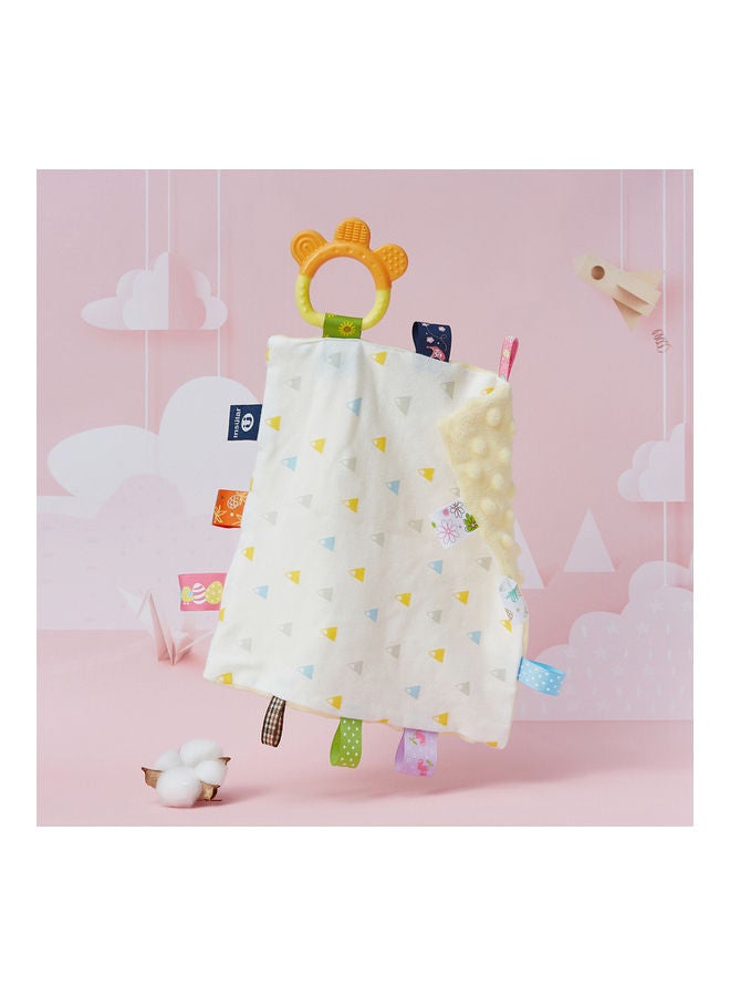insular Baby Appease Towel Soothing Security Blanket With Colorful Tags - Image 2