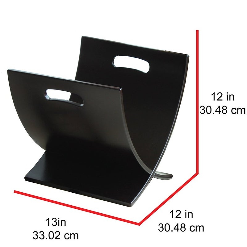 Oceanstar M1170 Contemporary Wooden Magazine Rack, Espresso - Image 5