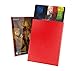 Ultimate Guard Cortex Outer Card Sleeves 100 Standard Size TCG Sleeves 66 x 91mm Red Back Glossy Finish No PVC AcidFree High Clarity - Image 3