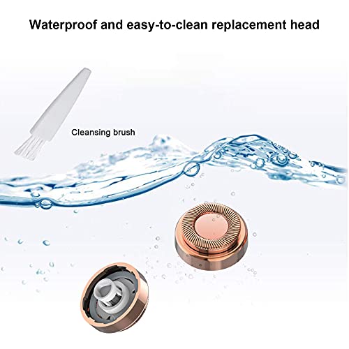 LinMei 6PCS LinMei Replacement Heads Compatible for GEN 1 Finishing Touch Flawless Women's Painless Hair Remover with Cleaning Brushes - Image 3
