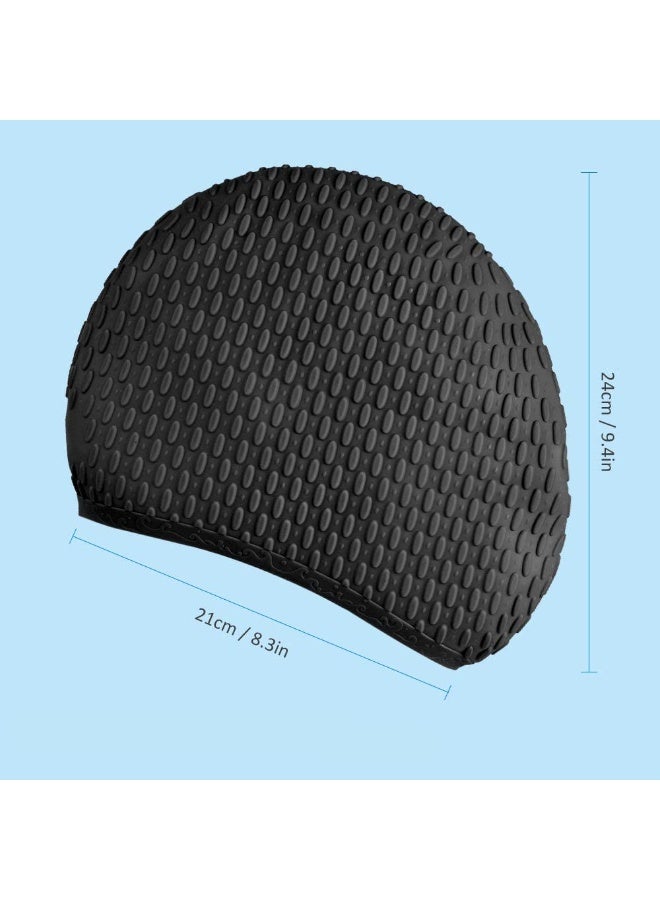 ZNARO Silicone Swim Cap for Adults, Swimming Cap for Long & Short Hair, Comfortable Unisex Pool Cap for Men Women to Keep Hairstyle - Image 4