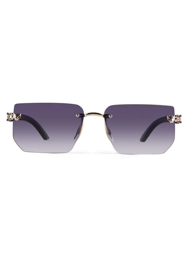 Woggles  Unisex UV Protection Rectangle Sunglasses |Rimless Sunglasses  | Best Price UAE