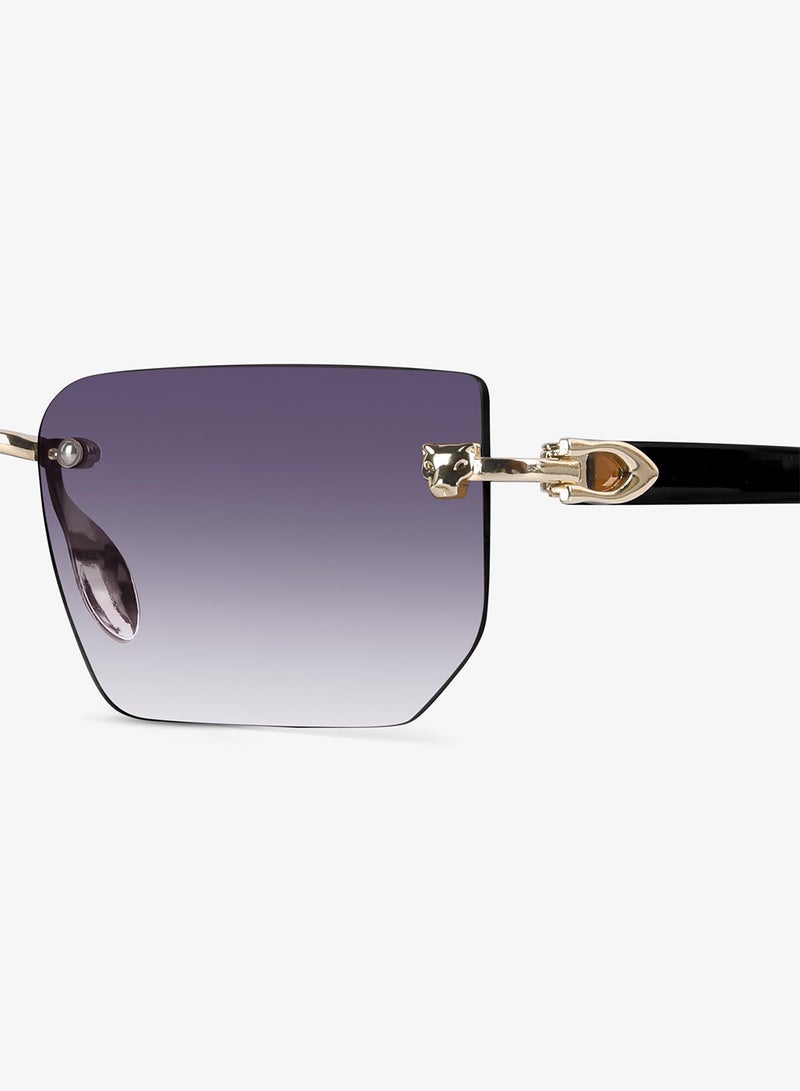 Woggles Unisex UV Protection Rectangle Sunglasses |Rimless Sunglasses - Image 3