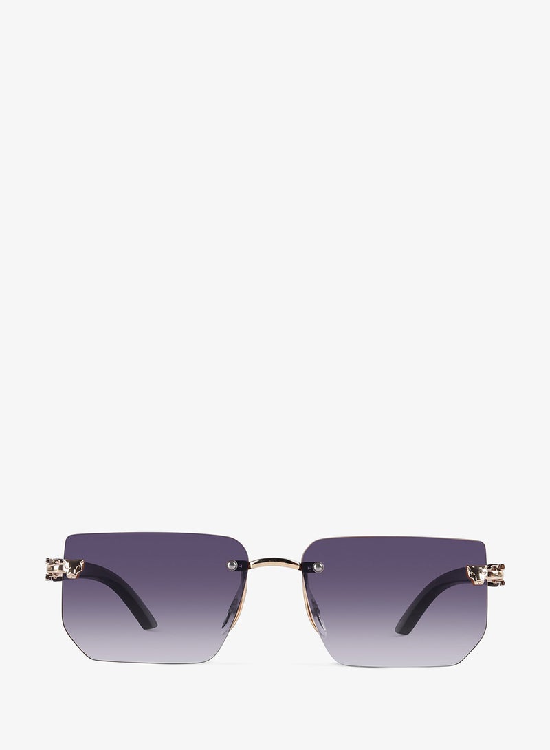 Woggles Unisex UV Protection Rectangle Sunglasses |Rimless Sunglasses - Image 5