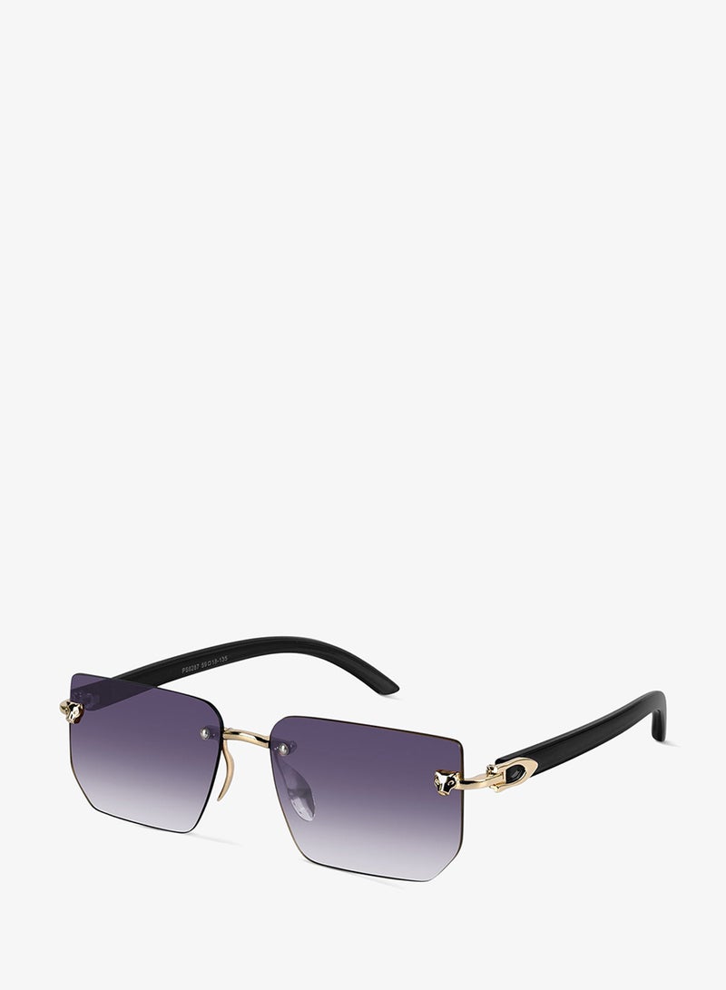 Woggles Unisex UV Protection Rectangle Sunglasses |Rimless Sunglasses - Image 2