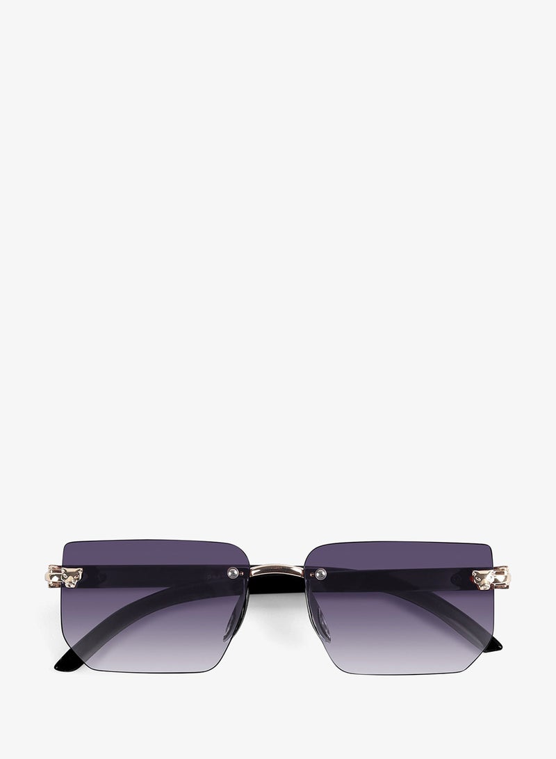 Woggles Unisex UV Protection Rectangle Sunglasses |Rimless Sunglasses - Image 4