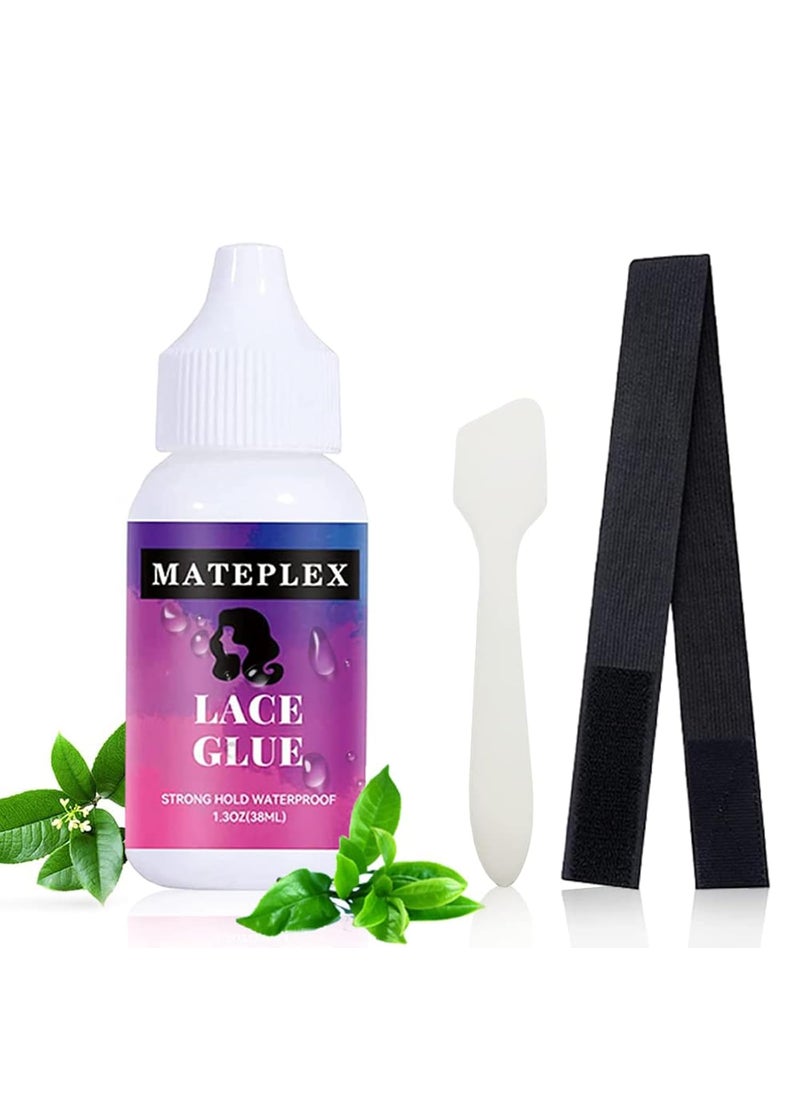 MATEPLEX - Lace Glue Pen and Glue Remover Kit for Lace Wig Invisible Waterproof Hair Bonding Glue Extreme Hold Wig Glue  Tape in Extension Remover Set for Poly Hairpieces Toupee Hair Systems - Image 1