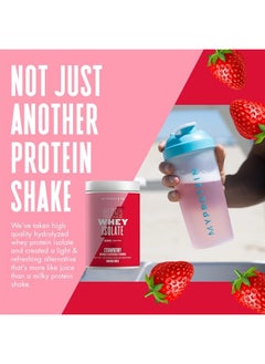 Myprotein Clear Whey Isolate Protein Powder, 1.1 Lb (20 Servings) Strawberry, 20g Protein per Serving, Naturally Flavored Drink Mix, Daily Protein Intake for Superior Performance  - Image 2