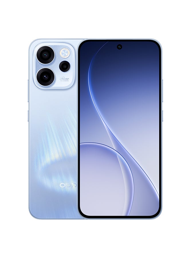 OPPO Reno15 F AI Phone Dual SIM 5G Aurora Blue 12GB RAM 256GB With OPPO Enco Buds3 Pro - Middle East Version - Image 2