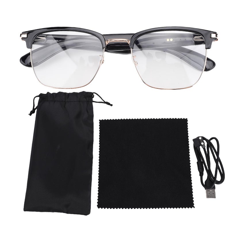 AI Translation Glasses: 100+ Languages, 98% Accuracy, Real Time & Offline Translation - Blue Light Blocking Lenses, Built-In Microphone & Speaker Portable Smart Glasses for Travel, Daily Communication - Image 1