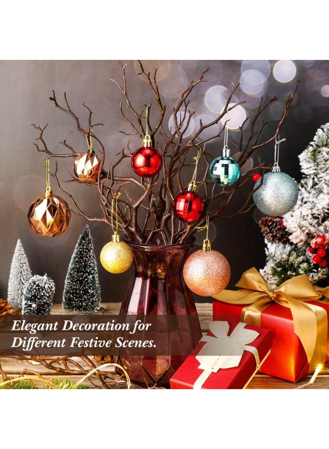 FDTY 6pcs Plastic Manzanita Branches Artificial Fake Antler Shaped Tree Branch Small Decorative Plant Twigs Branch for Wedding Table Decor Baby Shower Party Supplies (Dark Brown) - Image 5