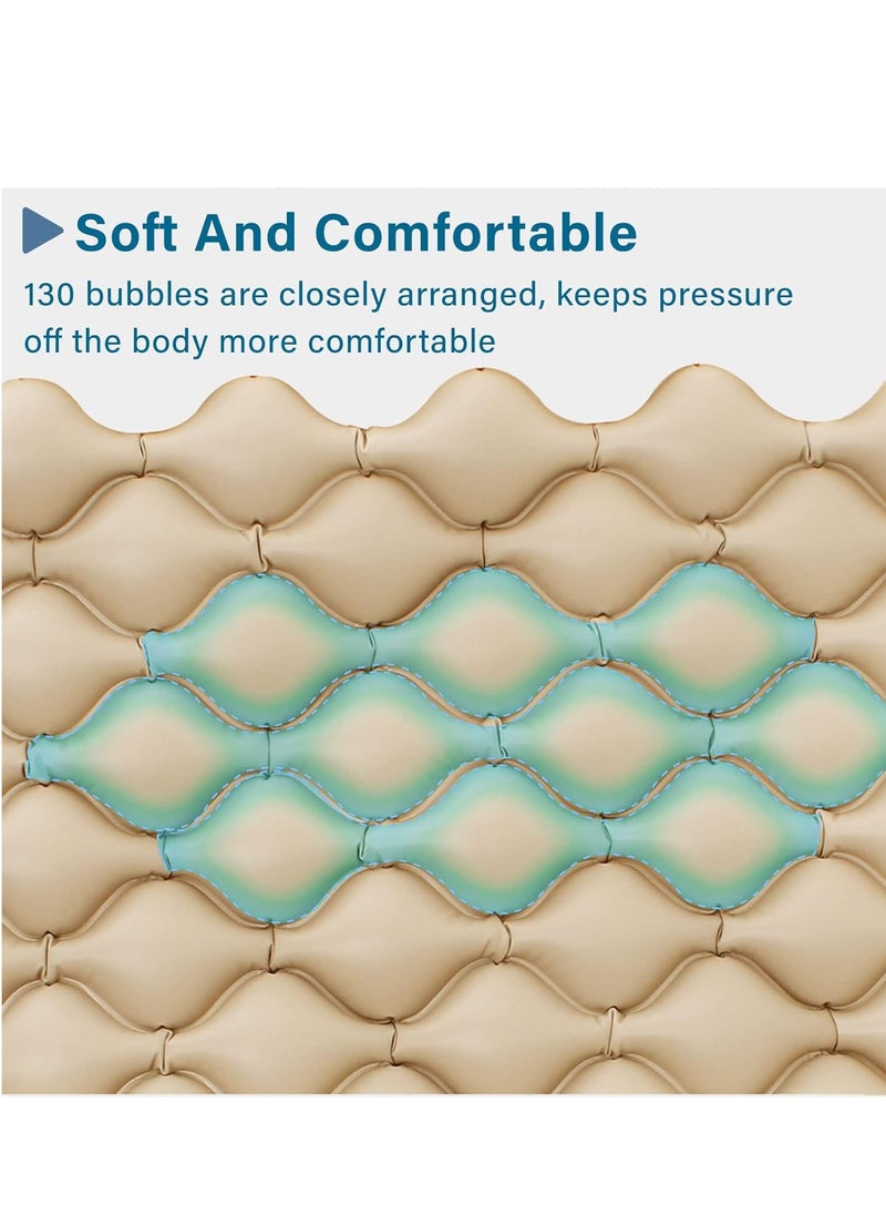 Generic - Medical Air Pressure Replacement Bed Mattress for Bedsores with Electric Pumps, Quiet Inflatable Air Mattress Fits Standard Hospital Bedridden Patients Multicolor Vinyl - Image 1
