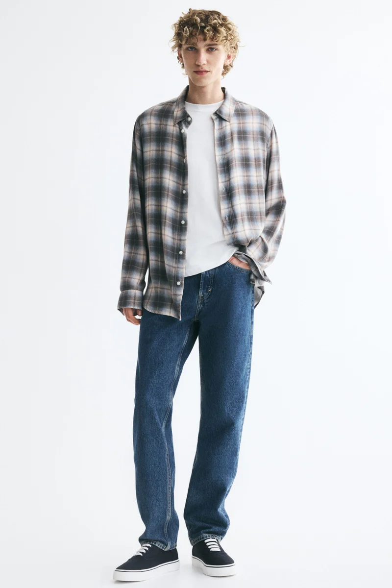 H&M  Straight Regular Jeans for Men | Best Price UAE