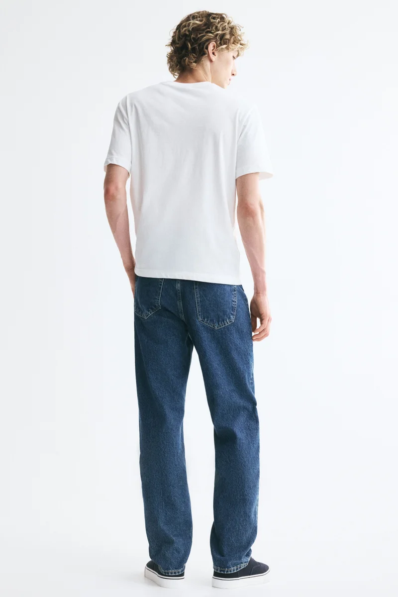 H&M  Straight Regular Jeans for Men | Best Price UAE
