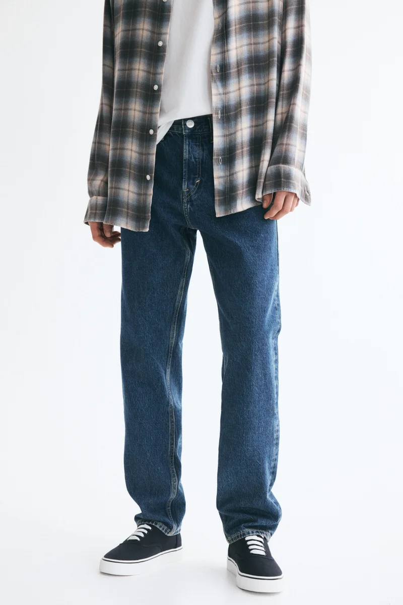 H&M  Straight Regular Jeans for Men | Best Price UAE