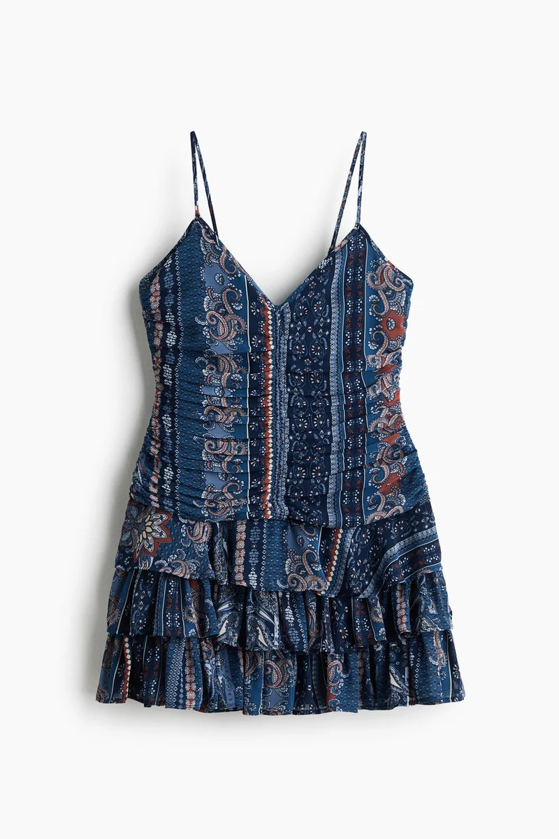H&M  Flared-skirt strappy dress for Women | Best Price UAE