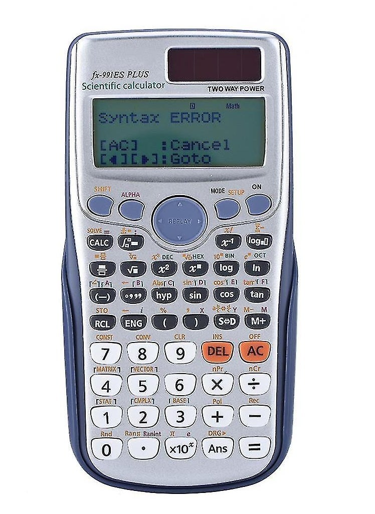 EATES - Eates FC-991ESC Scientific Calculator 417 Function with Display Expression Same as Textbook - Image 1