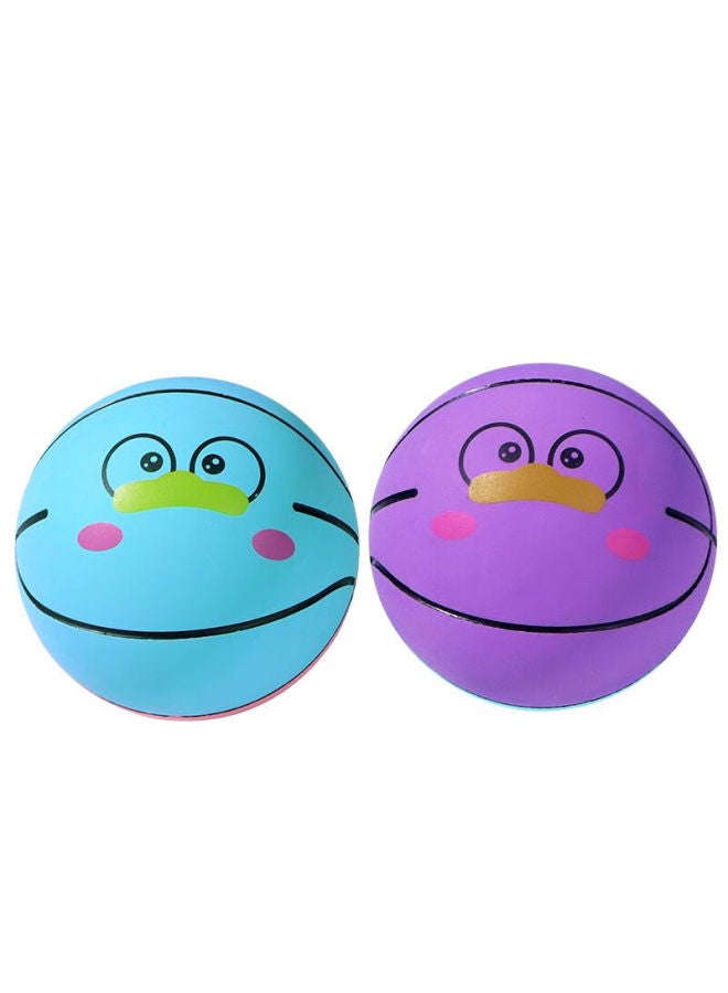 Tatanice Elastic Ball Toy, Children's Stress Relief Basketball, Rubber Bouncy Ball, Hand-held Patting Ball, Mini Small Rubber Ball, New Year Gift - Image 3