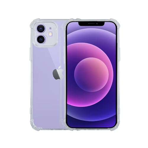 7-Seven 7SEVEN® Back Cover for iPhone 12 Transparent Mobile Back Case Shock Proof Design Camera Edges Protection Crystal Clear Phone Case Silicon Soft TPU and Flexible Bumper Mobile Case for iPhone 12 - Image 1