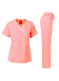 فيرونيكا Veronica Ladies Medical Scrub Set Clinic Doctor Nurse Nanny Maid Salon Uniform  - Image 1