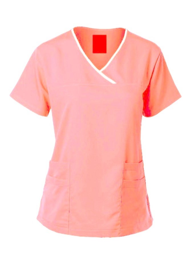 فيرونيكا Veronica Ladies Medical Scrub Set Clinic Doctor Nurse Nanny Maid Salon Uniform  - Image 3