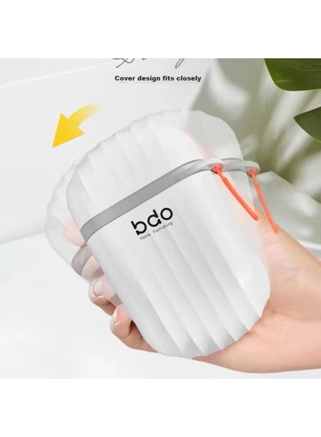 Bdo Wave Pattern Travel Essential, Pangdonglai Same Style Soap Dish, Draining With Handle, For Business Trips, Students, And Home Use - Image 2