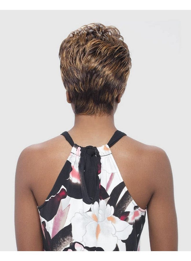 Vanessa Fashion Synthetic Wig Austin (1B) - Image 4