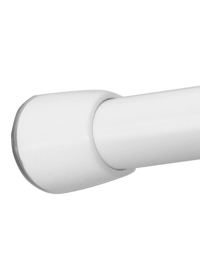 NIBEMINENT Cameo Shower Curtain Tension Rod White Large - Image 1