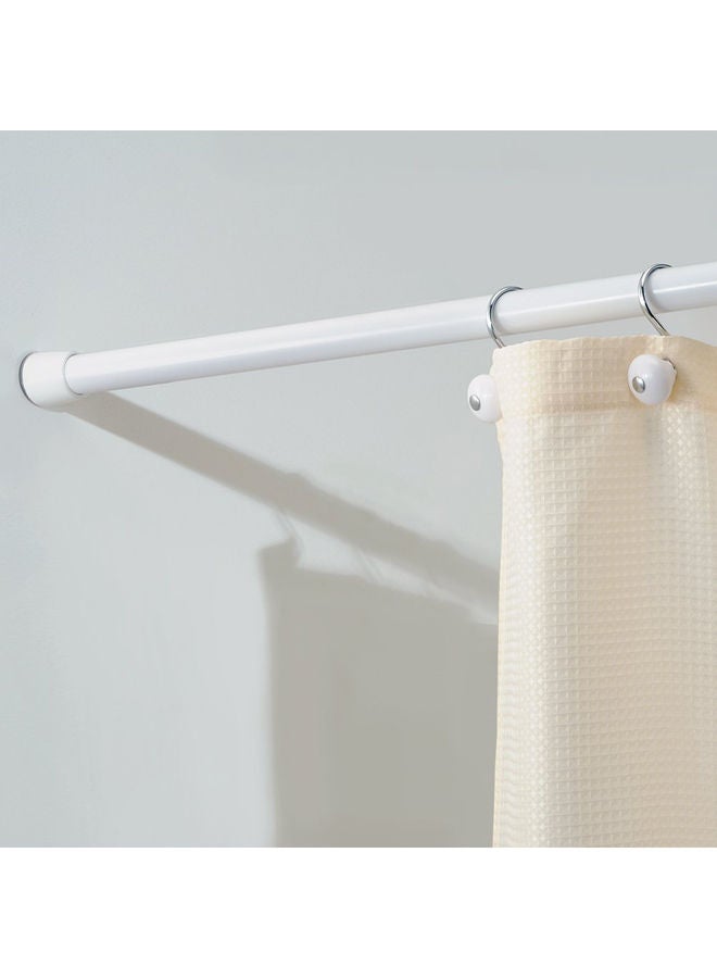 NIBEMINENT Cameo Shower Curtain Tension Rod White Large - Image 2