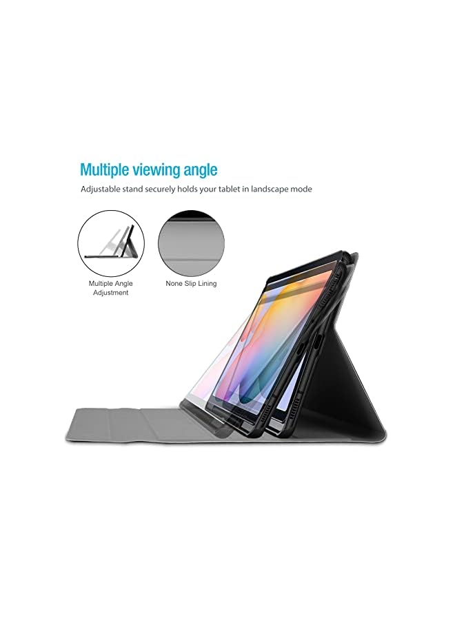 Procases Keyboard Case For Galaxy Tab S6 Lite 10.4 Inch 2022 2020, Slim Lightweight Smart Cover With Wireless Keyboard For Galaxy Tab S6 Lite 10.4" Sm-P613 P619 P610 P615 –Black - Image 3