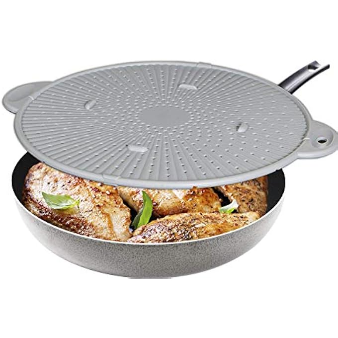 Simply Served Trivet 3In1 Splatter Screen Large Gray - Image 4